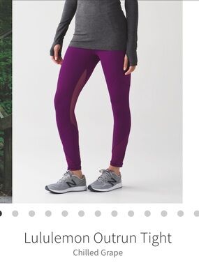 lululemon athletica Chilled Grape Outrun Leggings